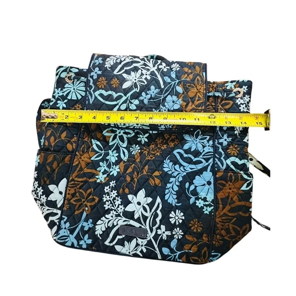 Vera Bradley Backpack Java Floral Drawstring